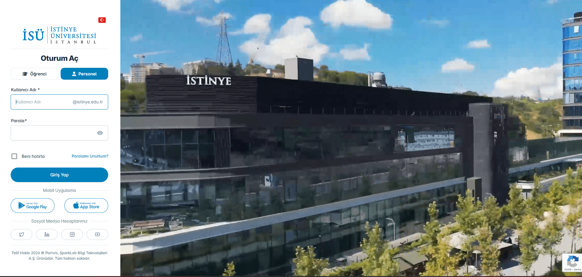 Istinye University - Portvis